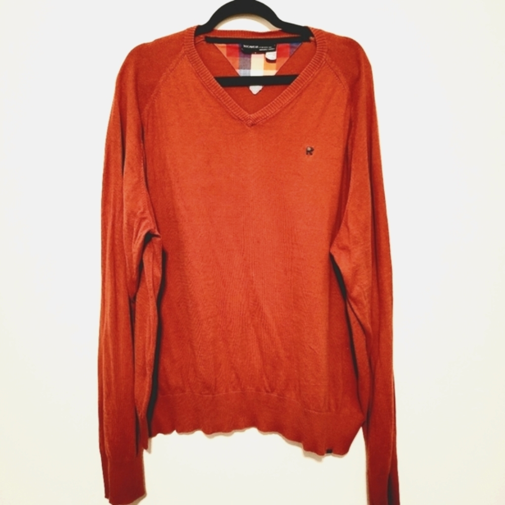 Rocawear Brown V Neck Sweater 3XL